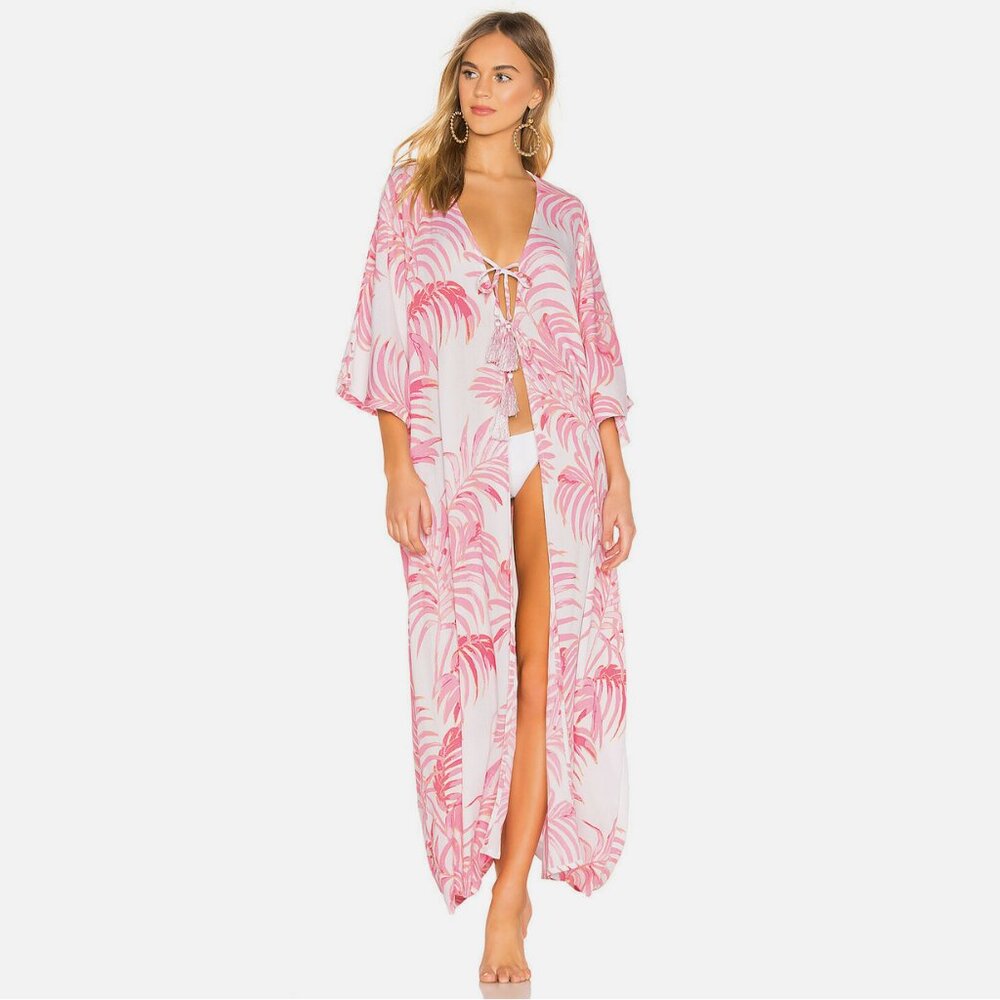Tularosa Marina Robe Swim Cover Up Caftan